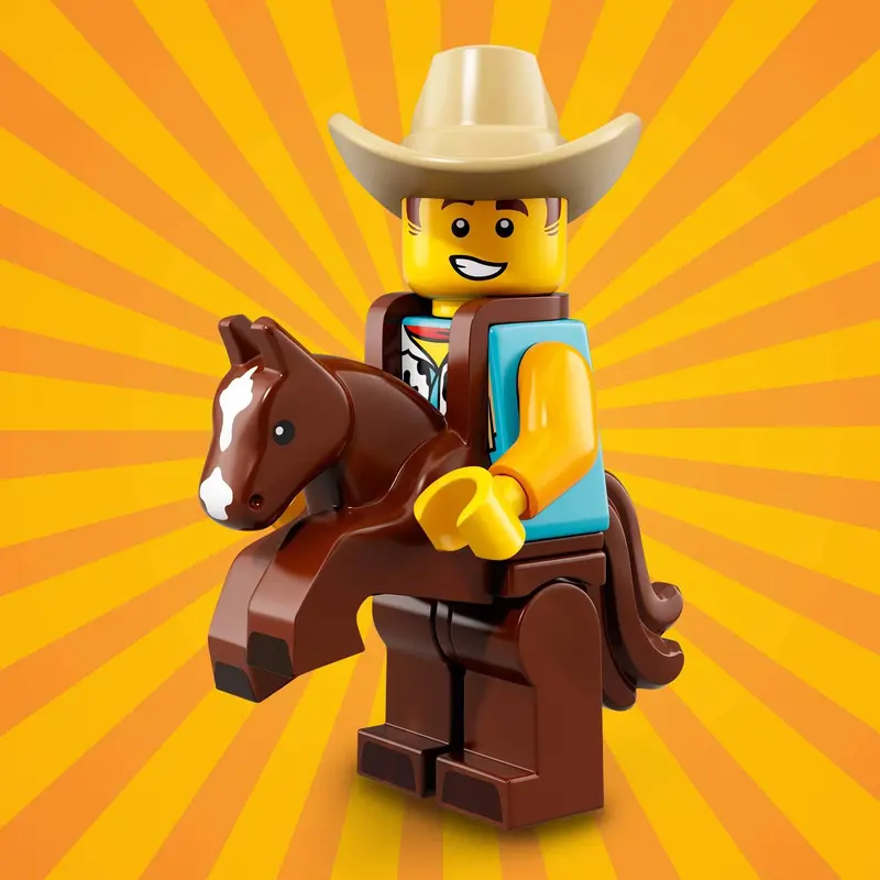 LEGO Collectable Minifigures 71021 Cowboy Costume Guy set
