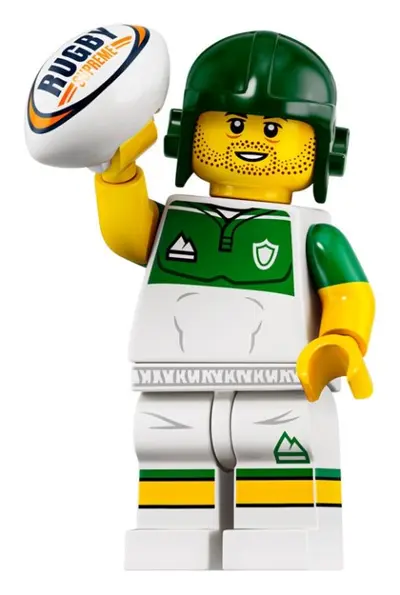 LEGO Collectable Minifigures 71025 Rugby Player set