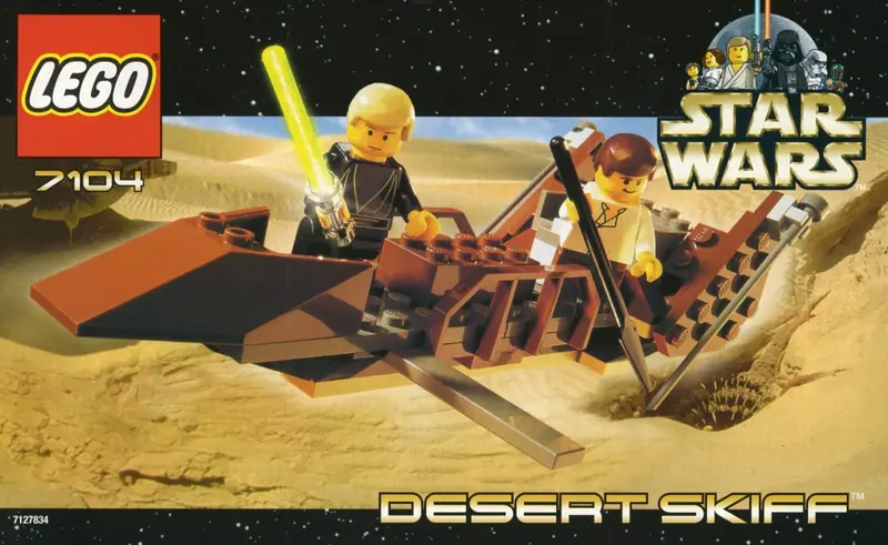 LEGO Star Wars 7104 Desert Skiff set