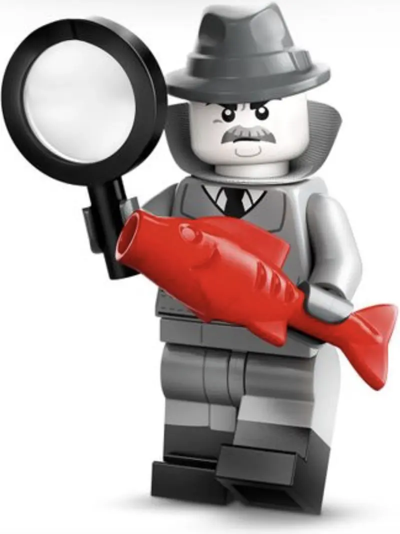 LEGO Collectable Minifigures 71045 Film Noir Detective set