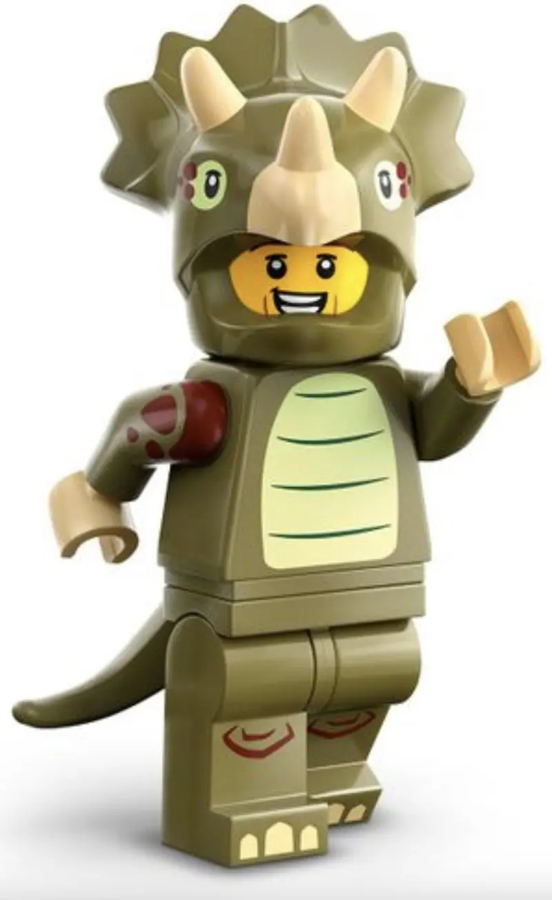 LEGO Collectable Minifigures 71045 Triceratops Costume Fan set