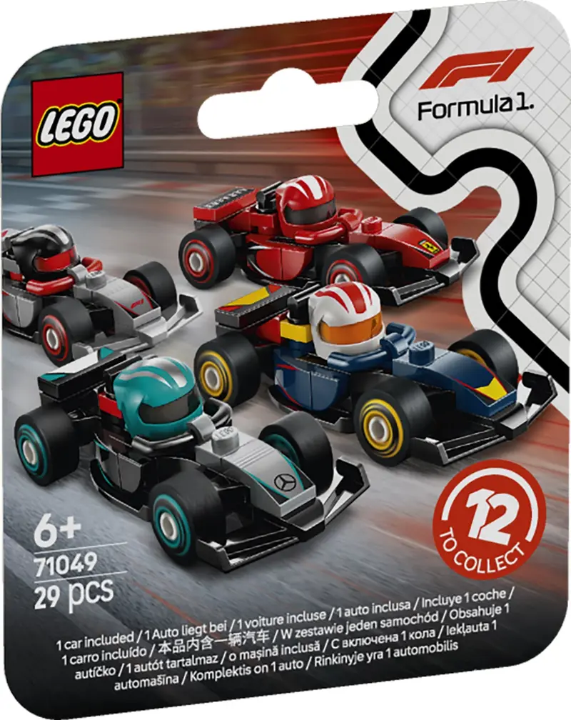 LEGO Collectable Minifigures 71049 LEGO Collectables - F1 Race Cars (Random pack) set