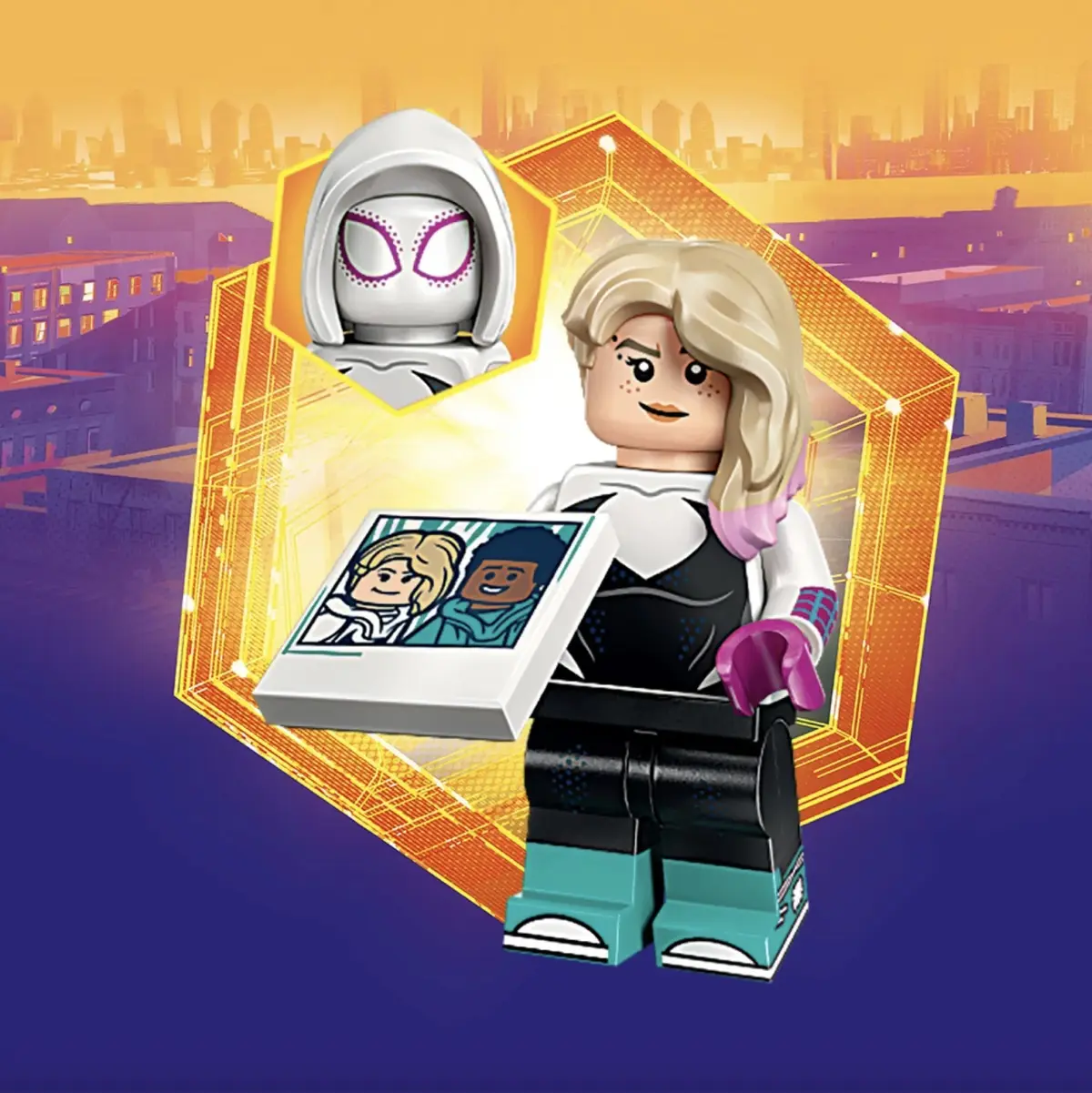 LEGO Collectable Minifigures 71050 Gwen Stacy / Spider-Gwen set, image 2