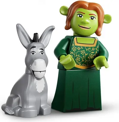 LEGO Collectable Minifigures 71053 Fiona and Donkey set