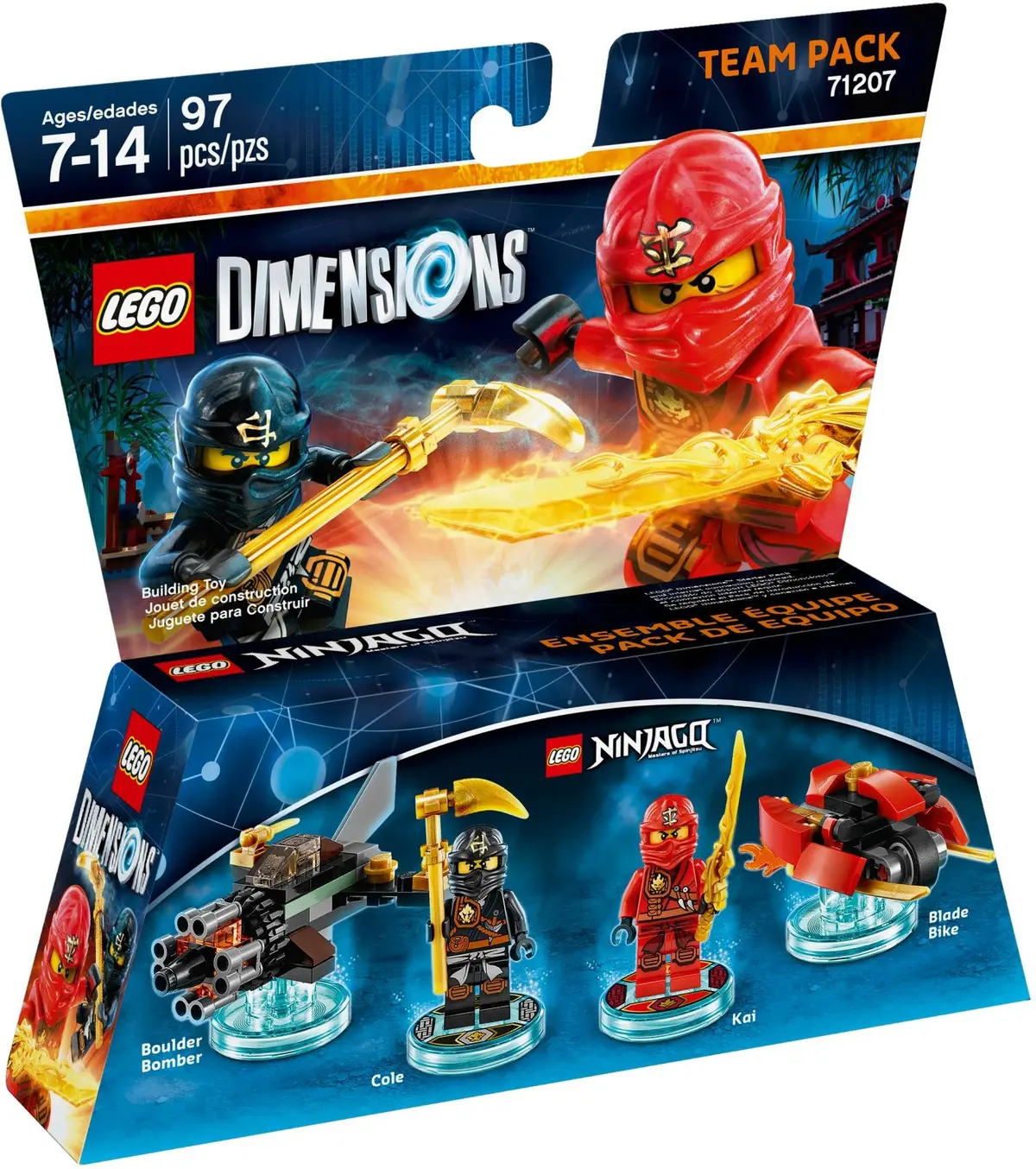 LEGO Dimensions 71207 Ninjago Team Pack set, image 2