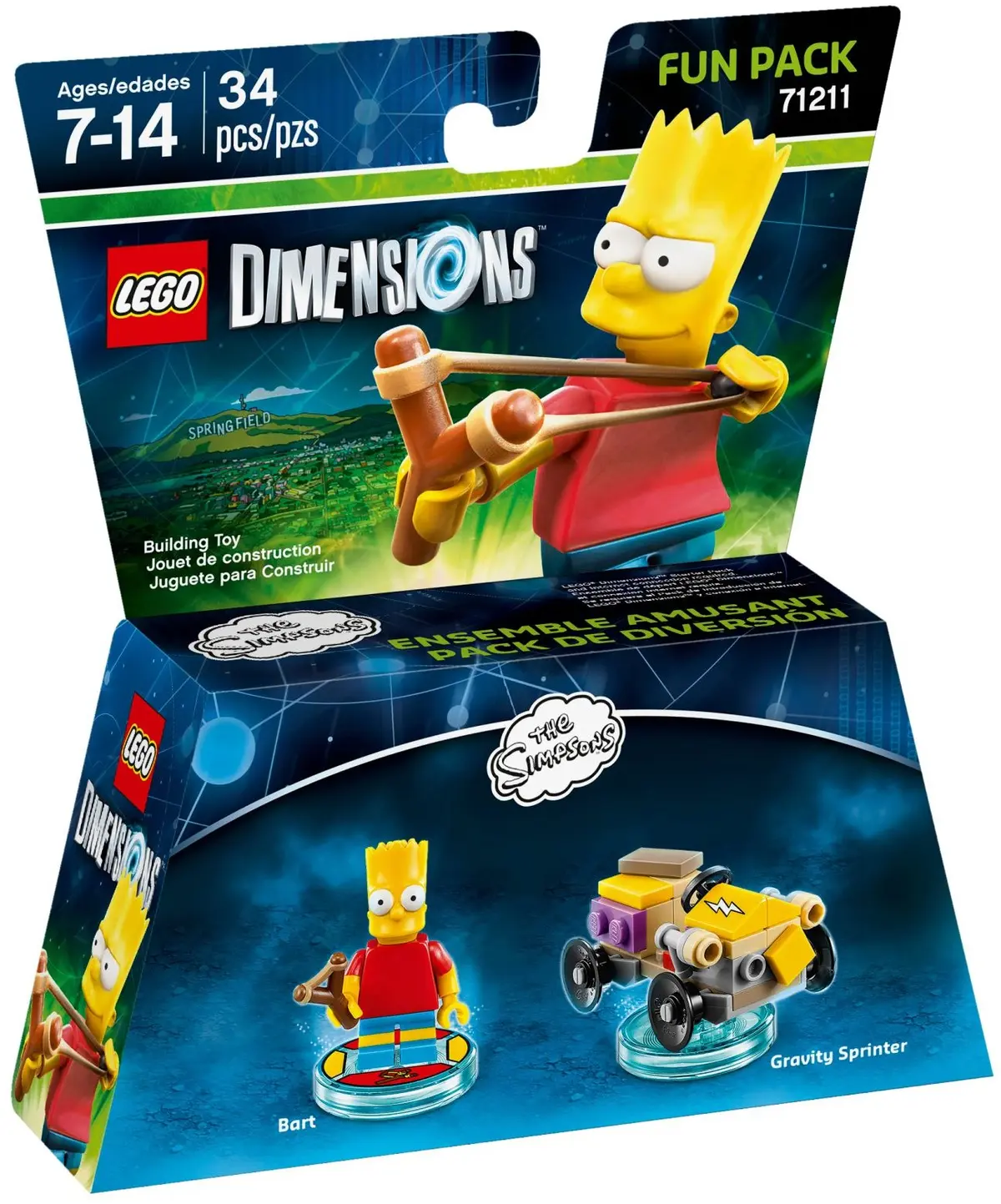 LEGO Dimensions 71211 Bart Simpson Fun Pack set, image 2