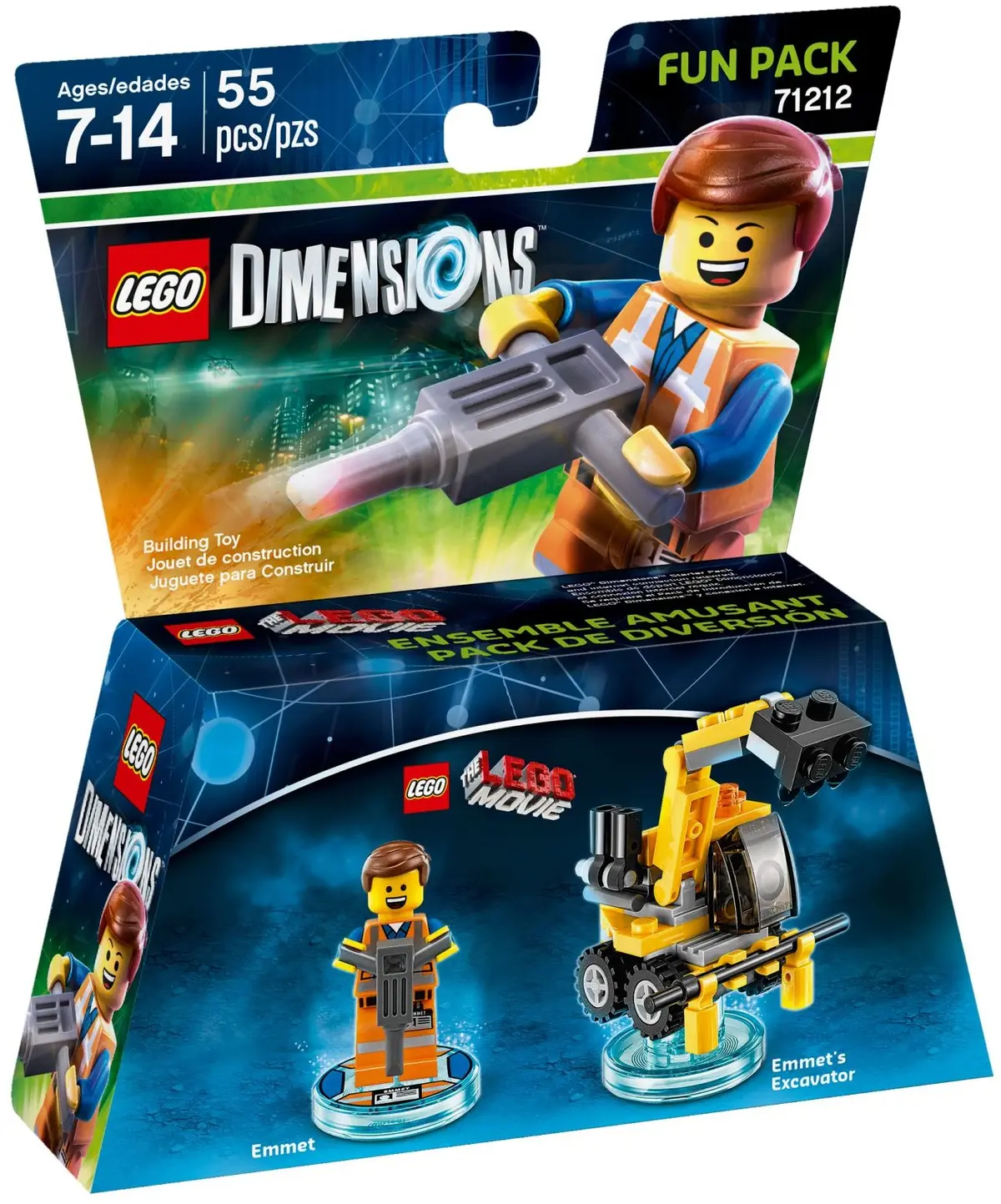 LEGO Dimensions 71212 Emmet Fun Pack set, image 2