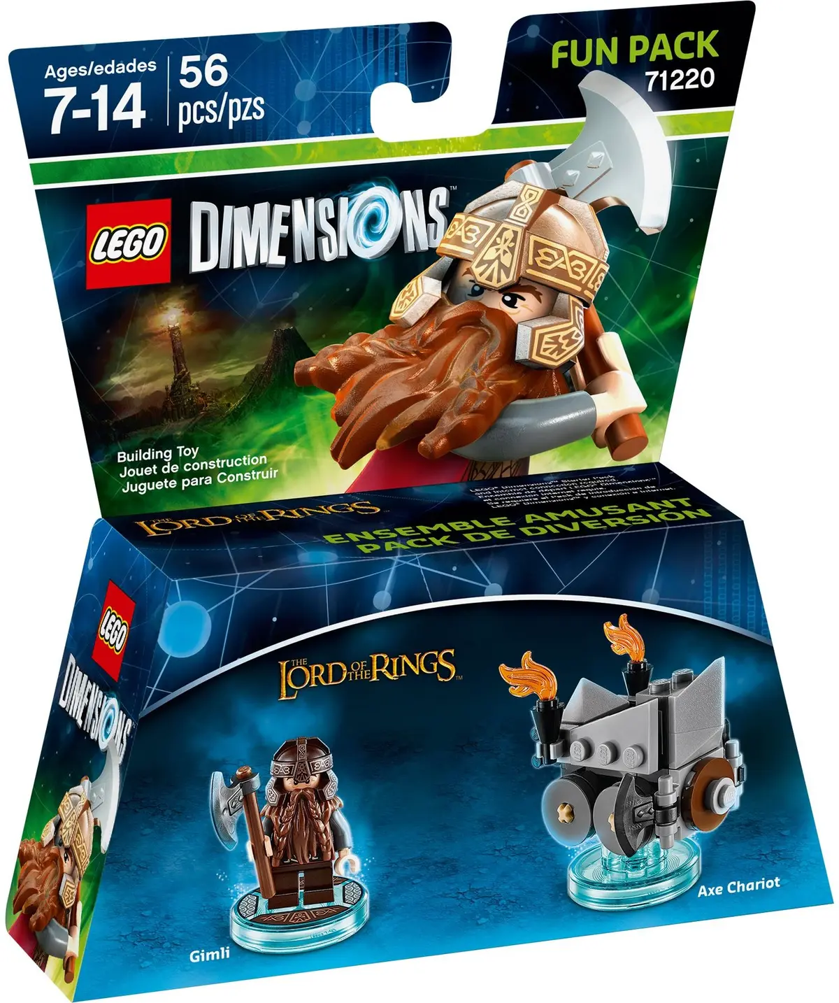 LEGO Dimensions 71220 Gimli Fun Pack set, image 2
