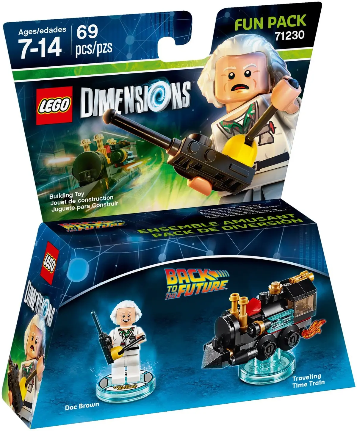 LEGO Dimensions 71230 Doc Brown Fun Pack set, image 2