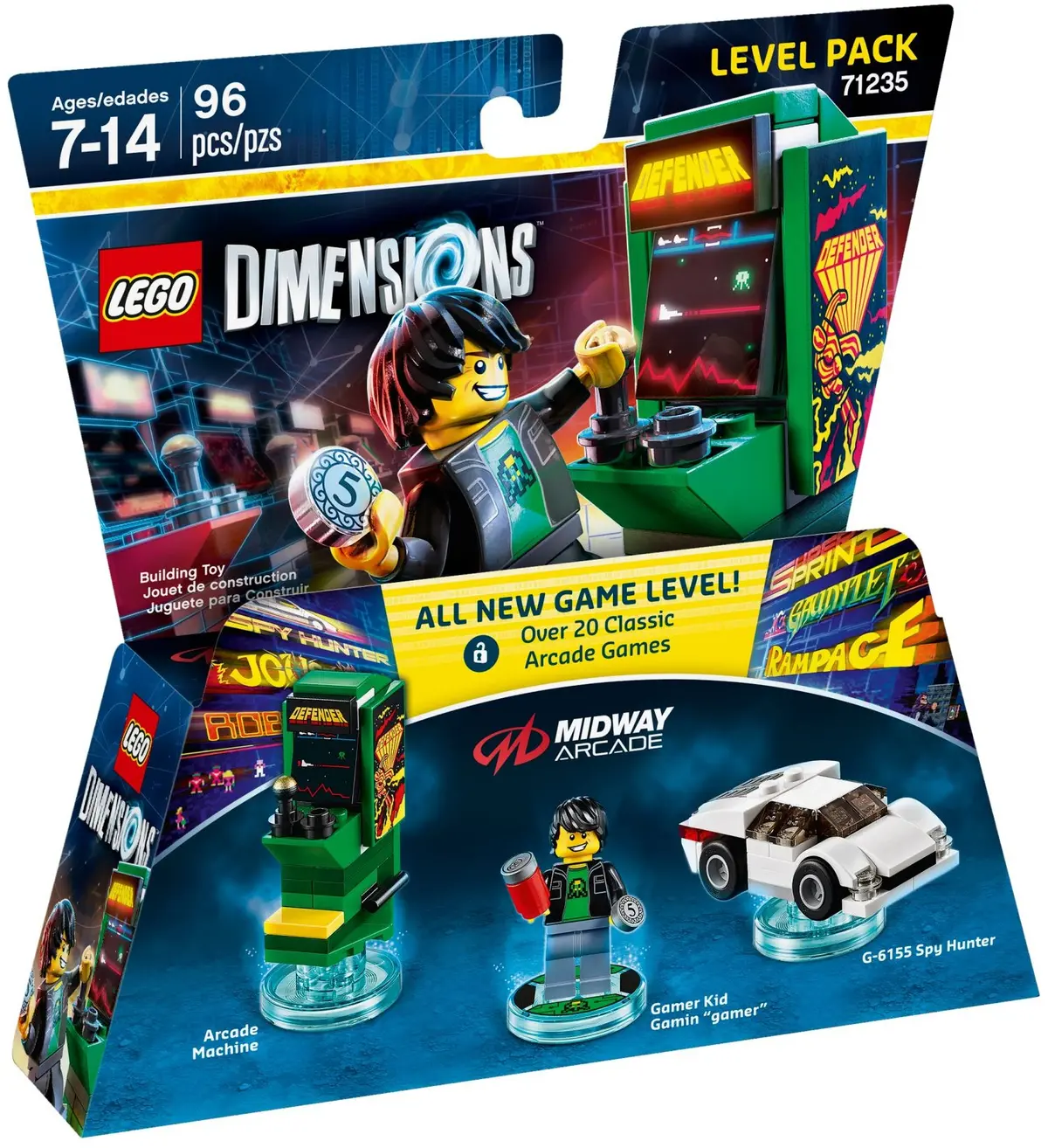 LEGO Dimensions 71235 Midway Arcade Level Pack set, image 2
