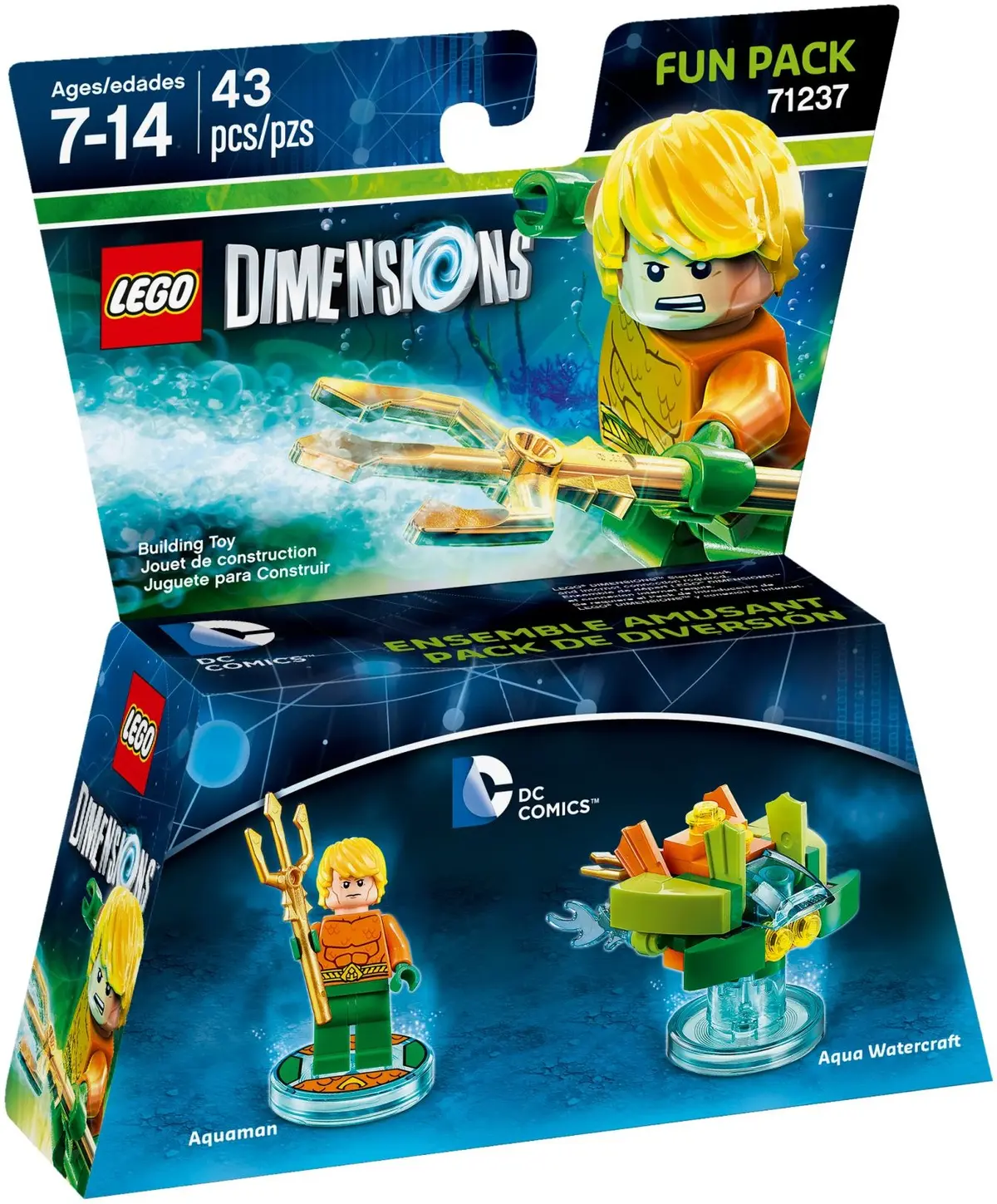 LEGO Dimensions 71237 Aquaman Fun Pack set, image 2