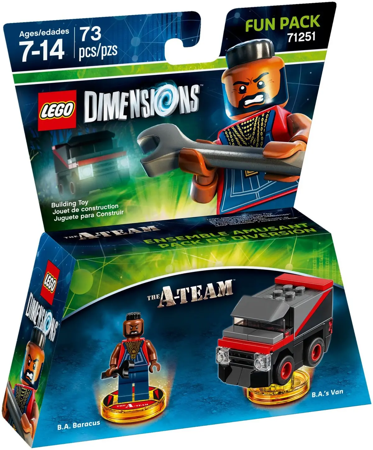 LEGO Dimensions 71251 B.A. Baracus Fun Pack set, image 2