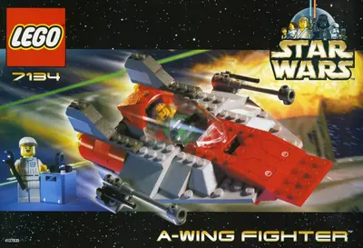 LEGO Star Wars 7134 A-wing Fighter set
