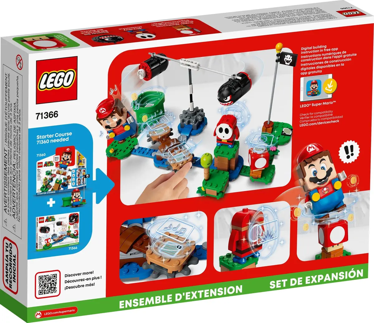 LEGO Super Mario 71366 Boomer Bill Barrage set, image 8