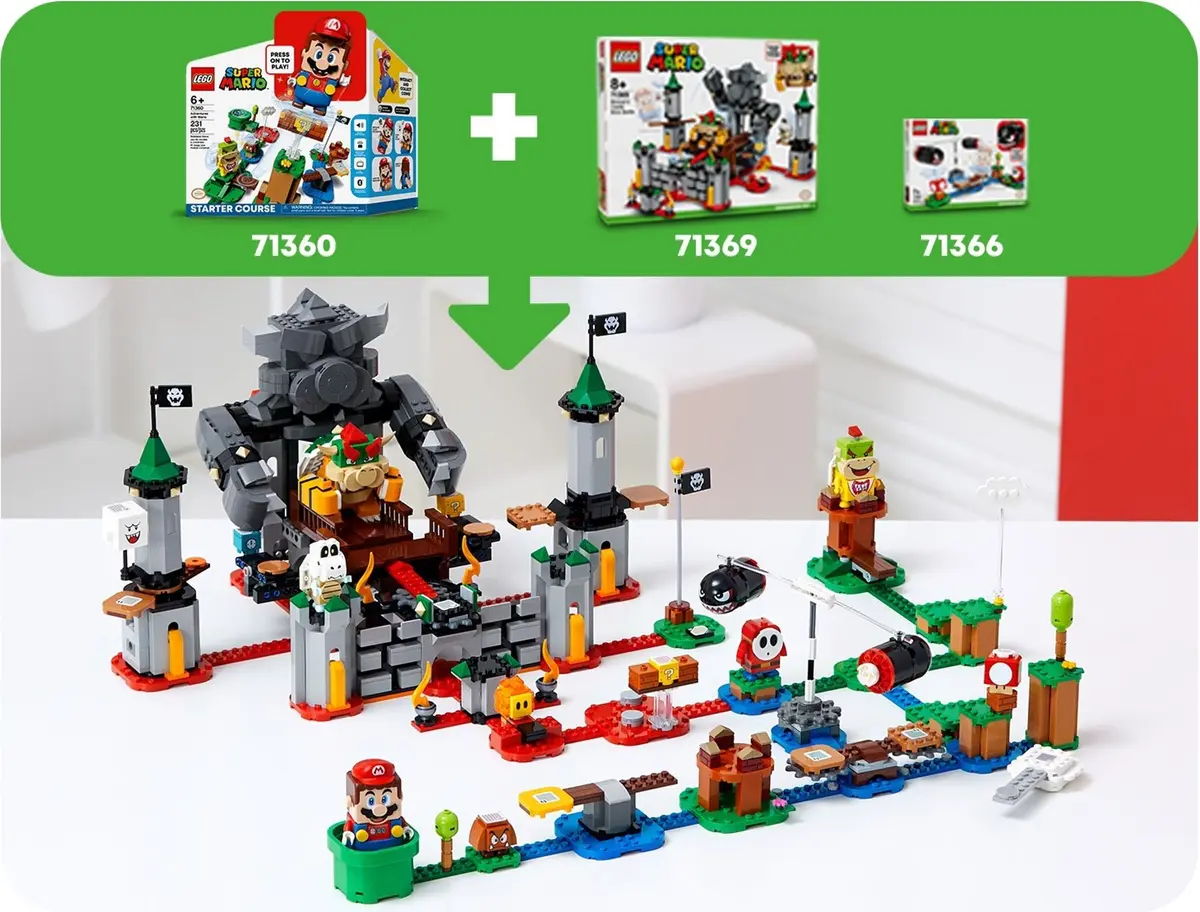 LEGO Super Mario 71369 Bowser's Castle Boss Battle set, image 6