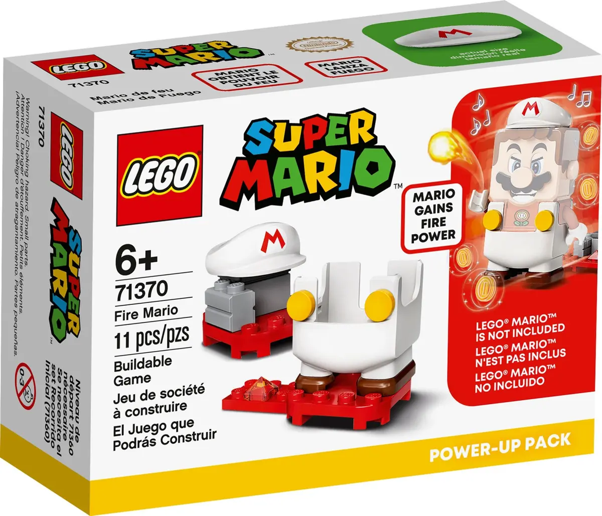 LEGO Super Mario 71370 Fire Mario Power-Up Pack set, image 6