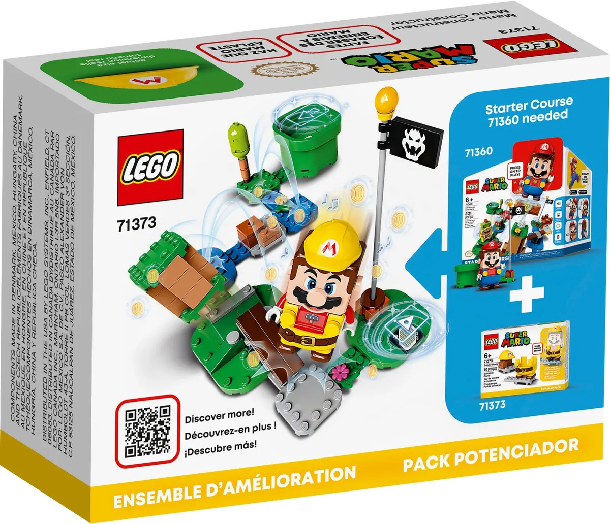 LEGO Super Mario 71373 Builder Mario Power-Up Pack set, image 8