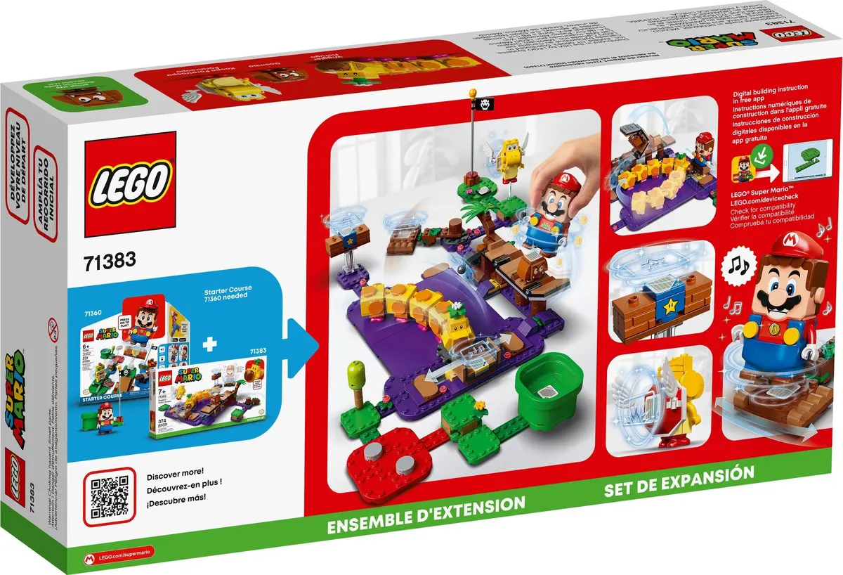 LEGO Super Mario 71383 Wiggler's Poison Swamp set, image 3
