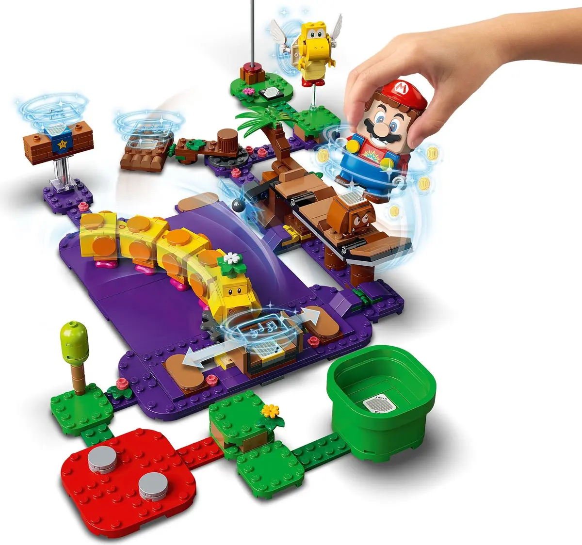 LEGO Super Mario 71383 Wiggler's Poison Swamp set, image 12