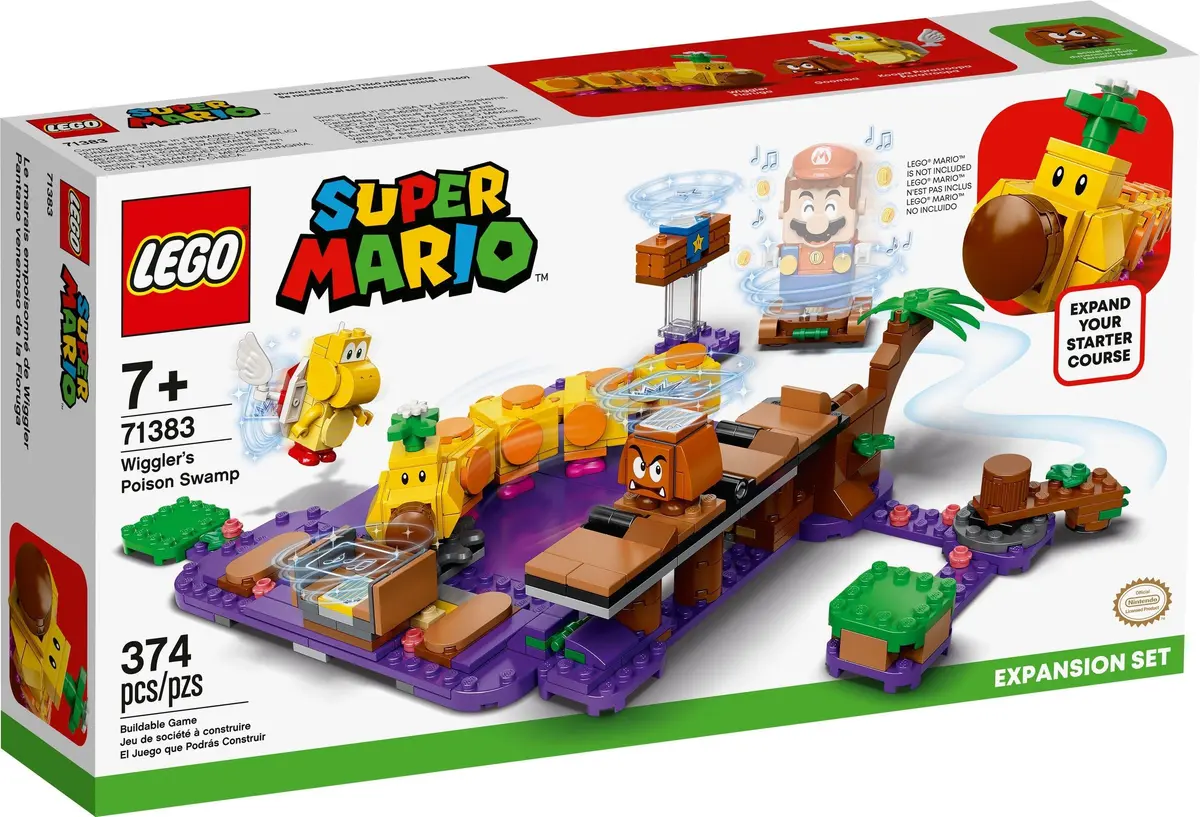LEGO Super Mario 71383 Wiggler's Poison Swamp set, image 2