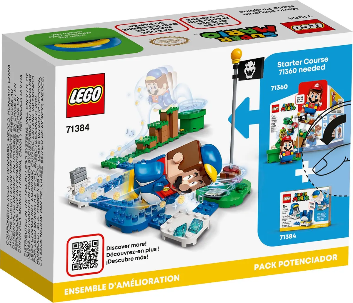 LEGO Super Mario 71384 Penguin Mario Power-Up Pack set, image 7