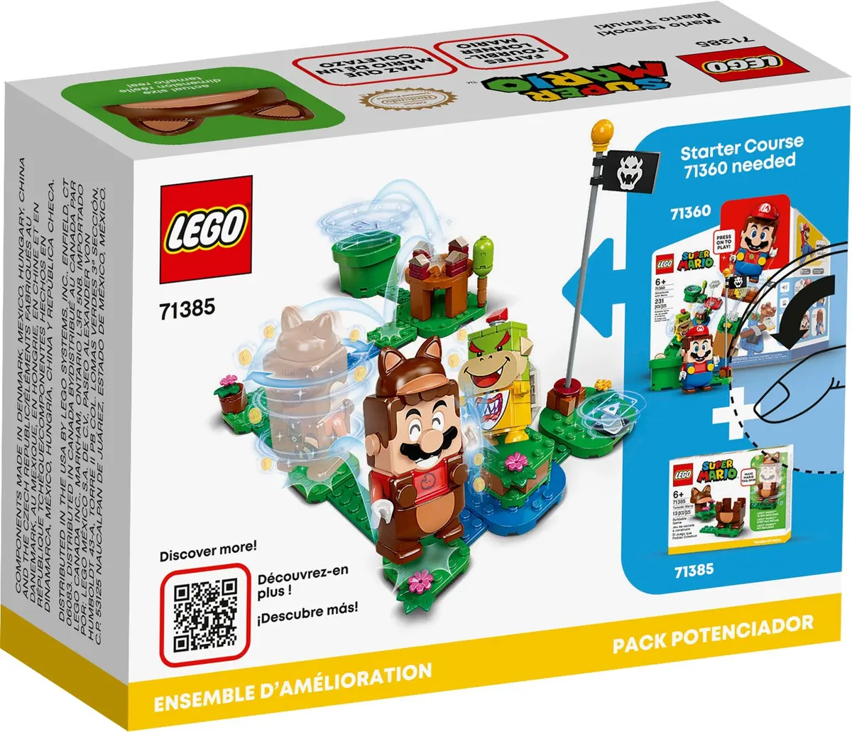 LEGO Super Mario 71385 Tanooki Mario Power-Up Pack set, image 6