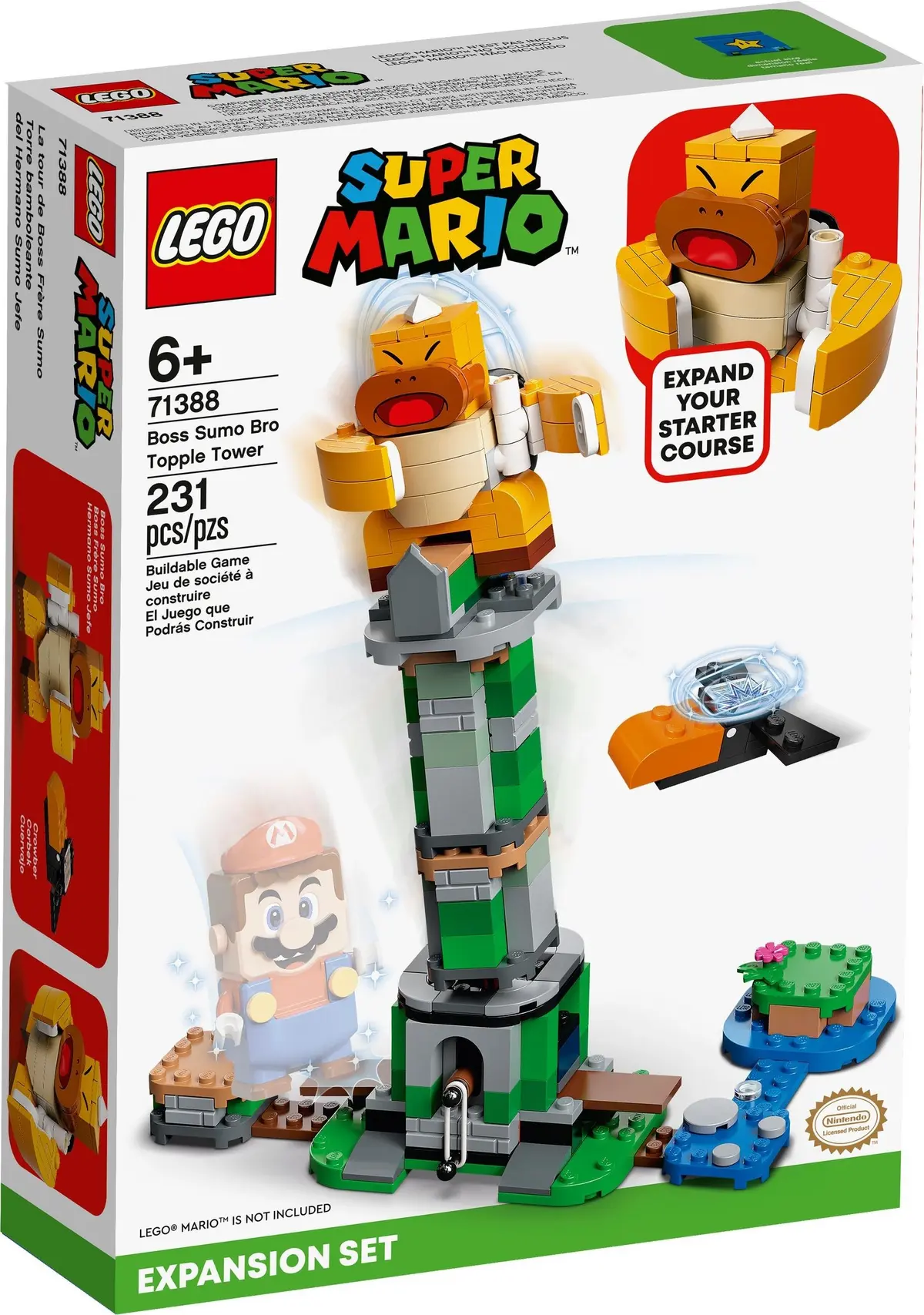 LEGO Super Mario 71388 Boss Sumo Bro Topple set, image 2