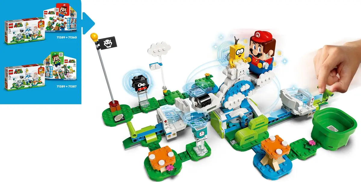 LEGO Super Mario 71389 Lakitu Sky World set, image 5