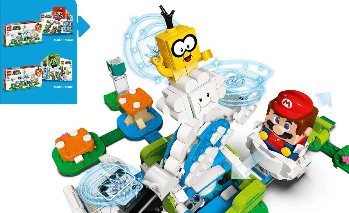 LEGO Super Mario 71389 Lakitu Sky World set, image 6