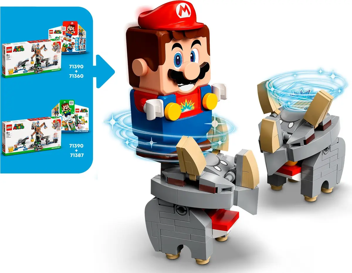 LEGO Super Mario 71390 Reznor Knockdown set, image 8