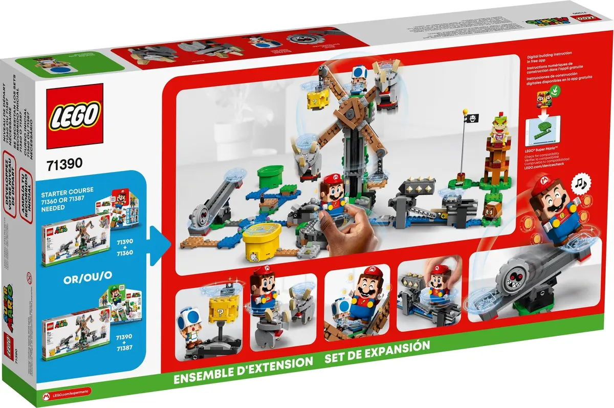 LEGO Super Mario 71390 Reznor Knockdown set, image 3