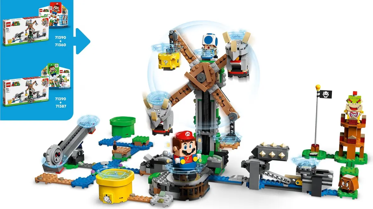 LEGO Super Mario 71390 Reznor Knockdown set, image 6