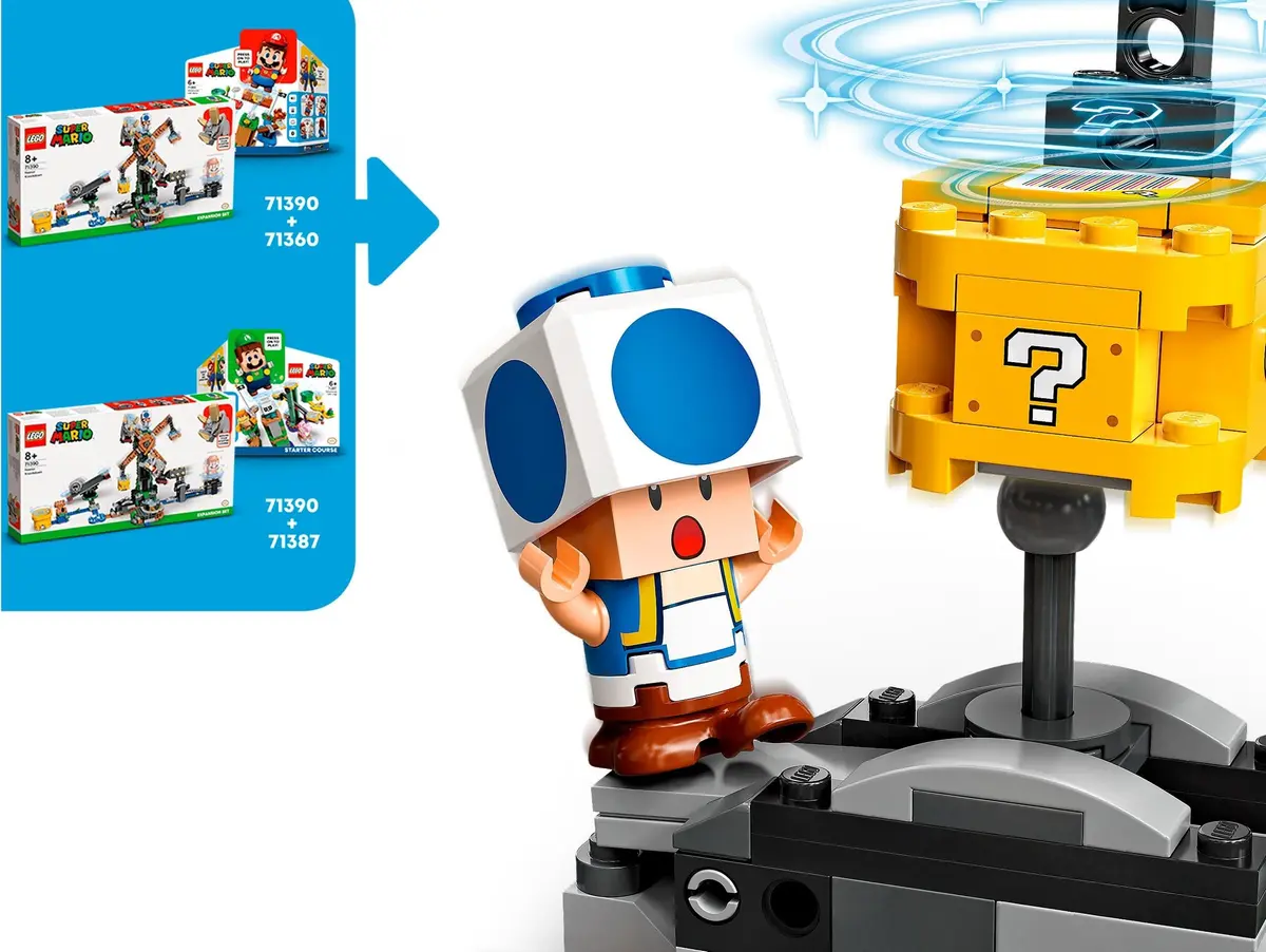 LEGO Super Mario 71390 Reznor Knockdown set, image 7