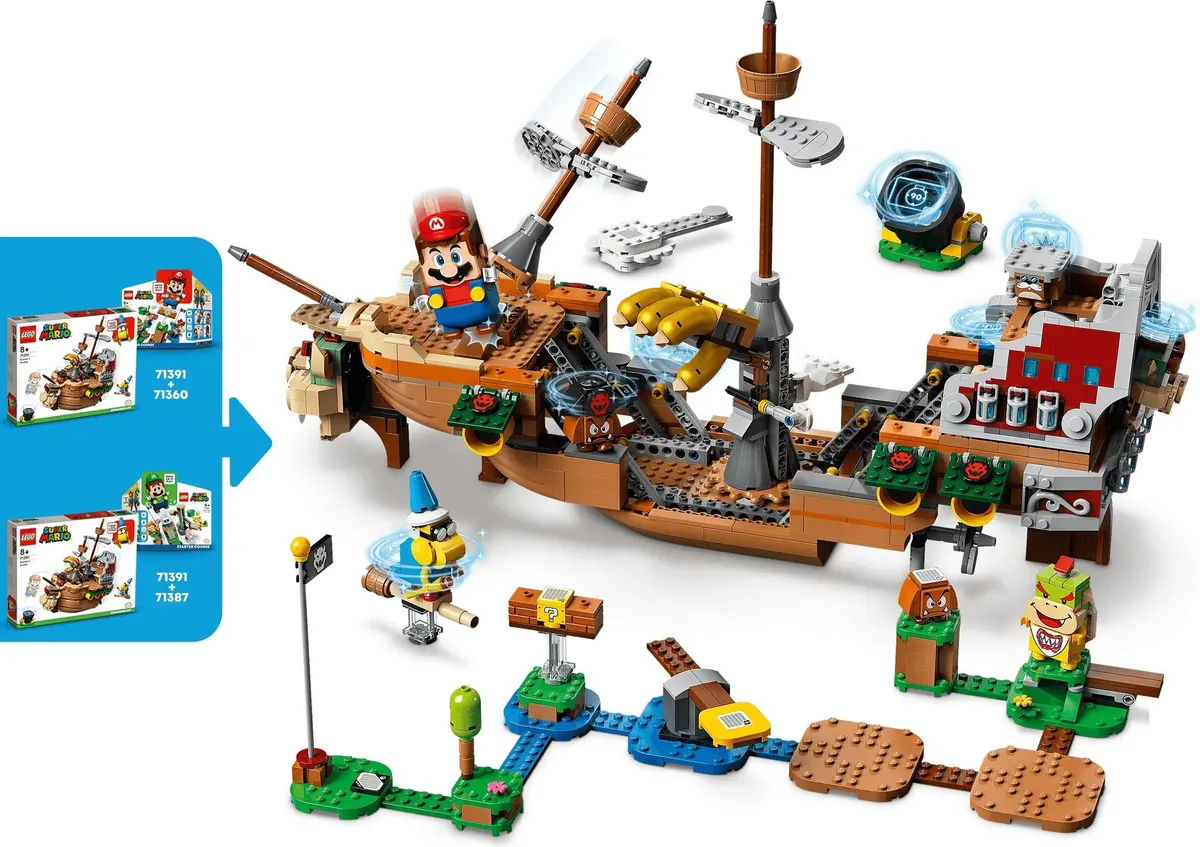 LEGO Super Mario 71391 Bowser's Airship set, image 9