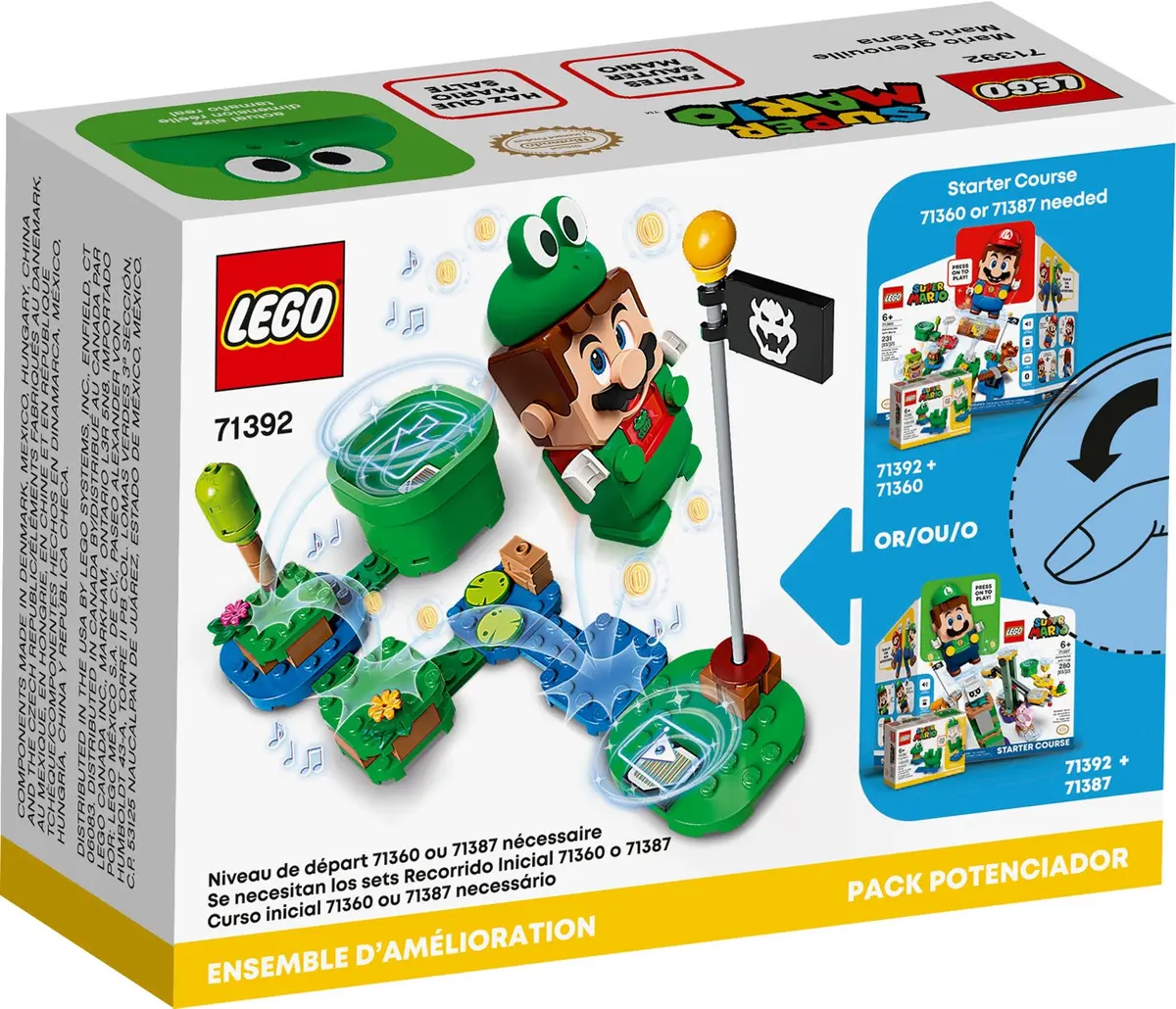 LEGO Super Mario 71392 Frog Mario Power-Up Pack set, image 6