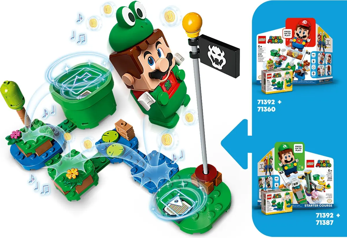 LEGO Super Mario 71392 Frog Mario Power-Up Pack set, image 5