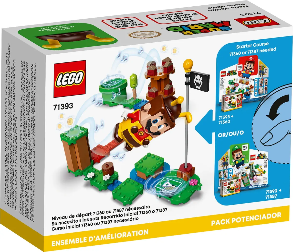 LEGO Super Mario 71393 Bee Mario Power-Up Pack set, image 6
