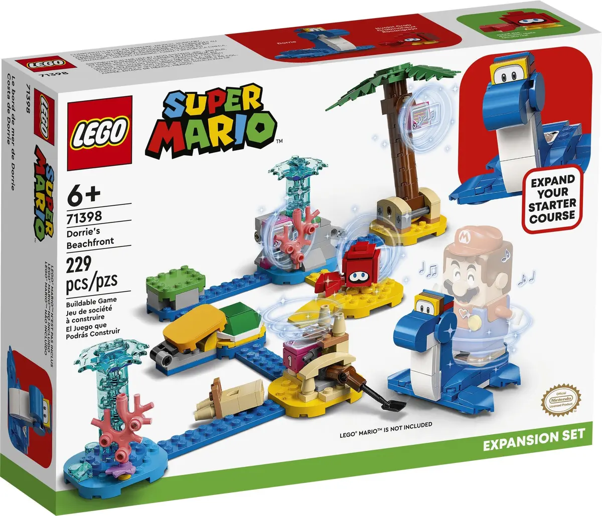 LEGO Super Mario 71398 Dorrie's Beachfront set, image 2