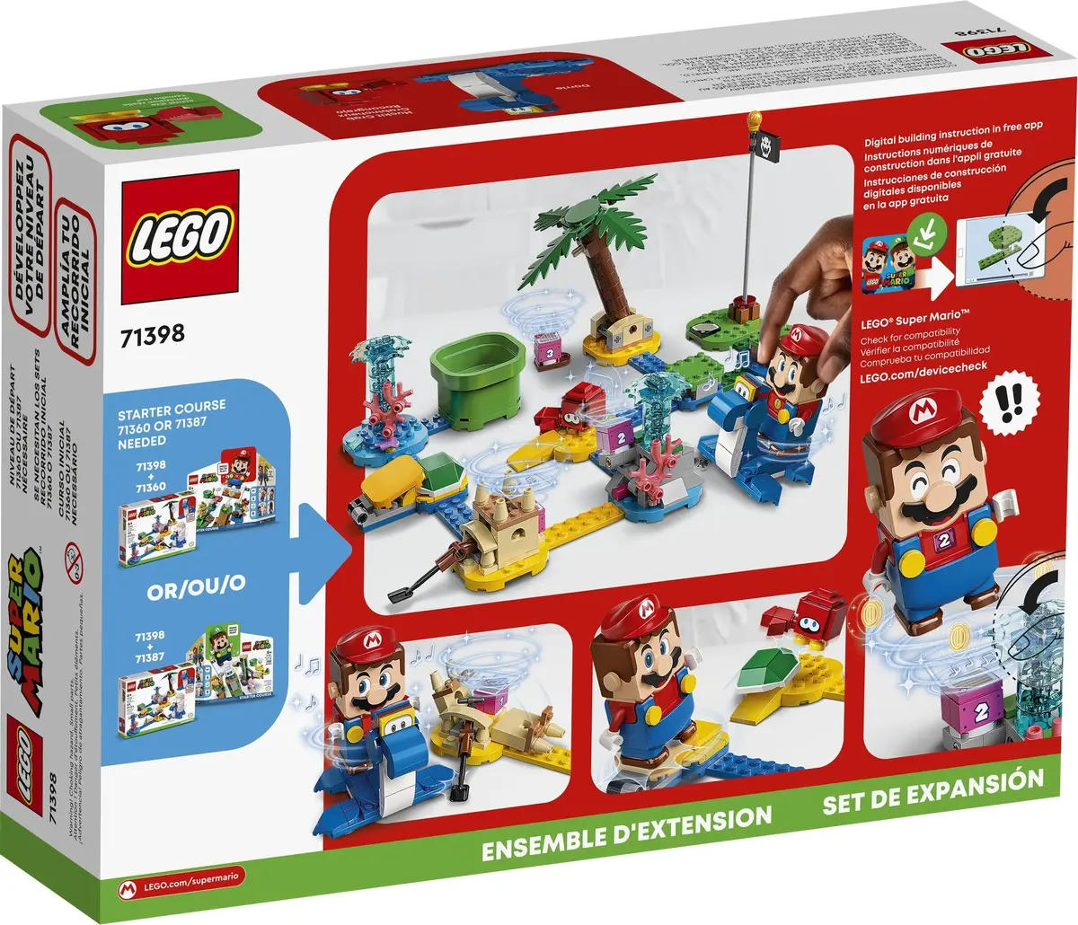 LEGO Super Mario 71398 Dorrie's Beachfront set, image 11