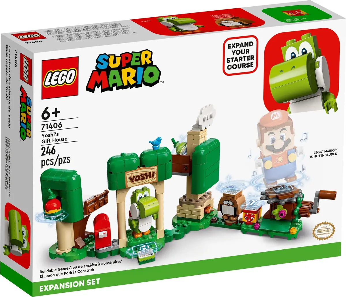 LEGO Super Mario 71406 Yoshi's Gift House set, image 2