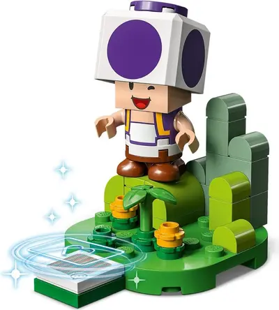 LEGO Super Mario 71410 Purple Toad set