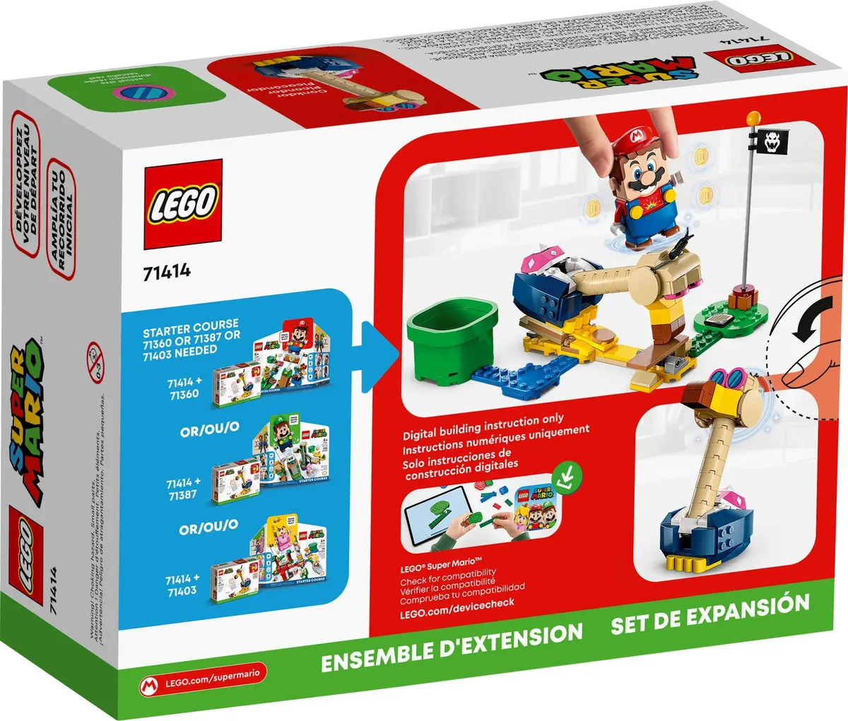 LEGO Super Mario 71414 Conkdor's Noggin Bopper set, image 5