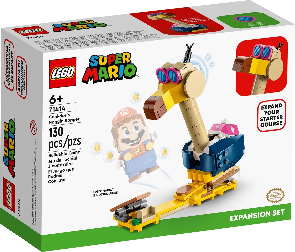 LEGO Super Mario 71414 Conkdor's Noggin Bopper set, image 2
