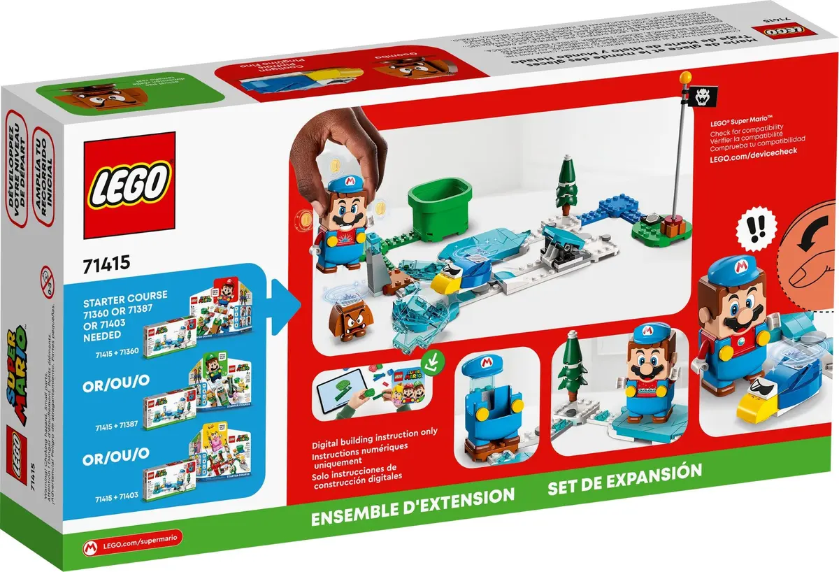 LEGO Super Mario 71415 Ice Mario Suit and Frozen World set, image 5