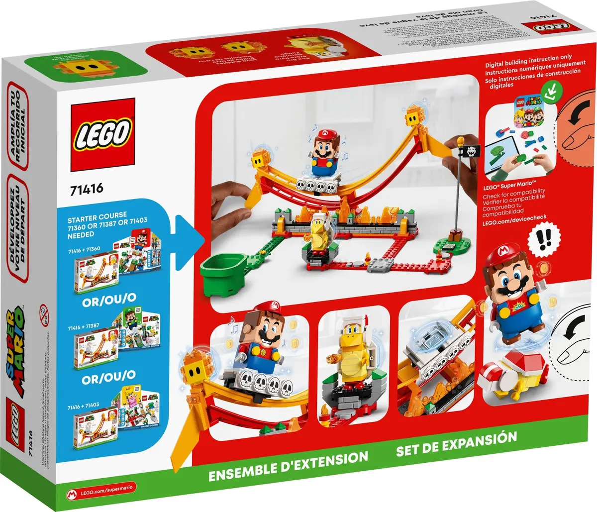 LEGO Super Mario 71416 Lava Wave Ride set, image 6