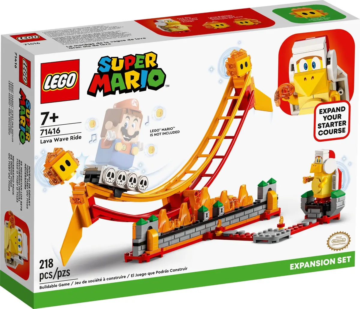 LEGO Super Mario 71416 Lava Wave Ride set, image 2