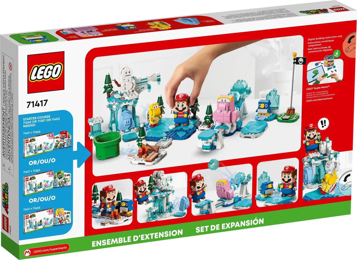LEGO Super Mario 71417 Fliprus Snow Adventure set, image 4