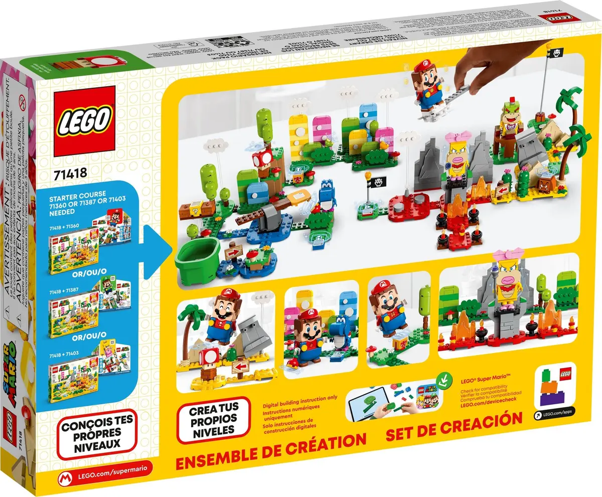 LEGO Super Mario 71418 Creativity Toolbox set, image 7