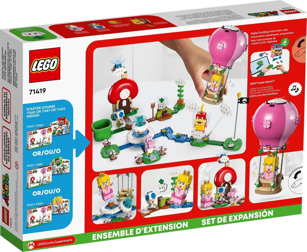 LEGO Super Mario 71419 Peach's Garden Balloon Ride set, image 4