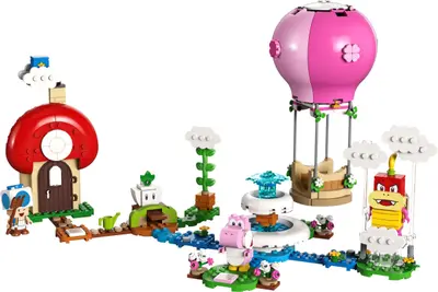 LEGO Super Mario 71419 Peach's Garden Balloon Ride set